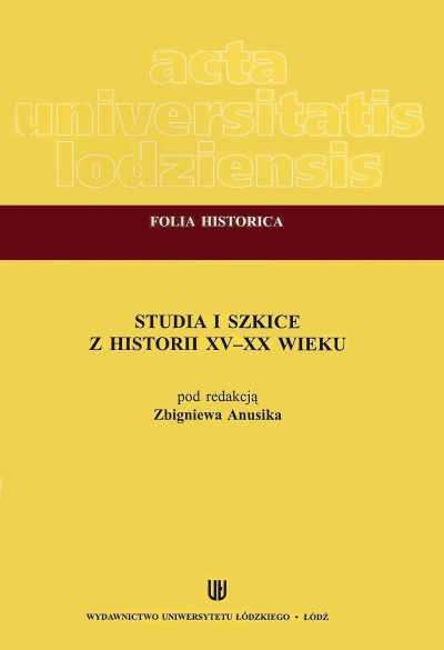 Strona Acta Universitatis Lodziensis. Folia historica